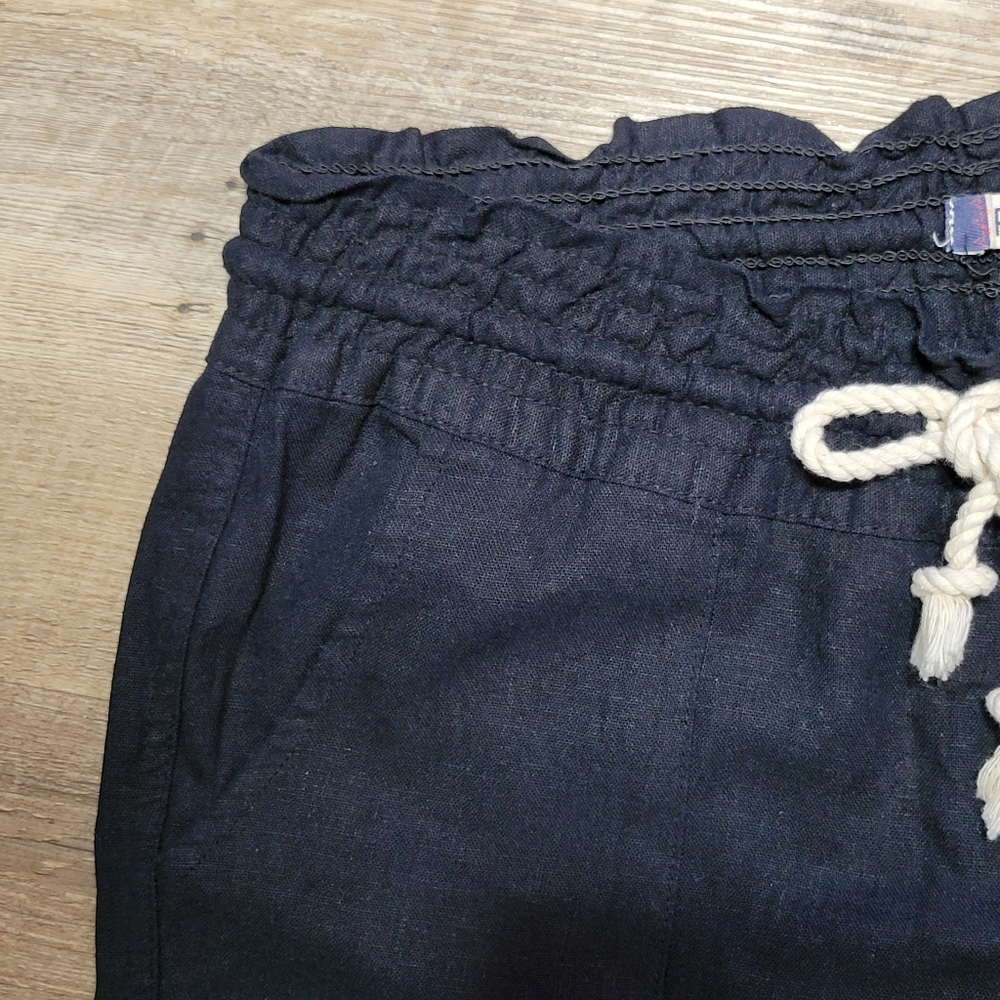 *not 4 sale* ROXY Oceanside Wide Leg Black Beach Pant - Picture 9 of 11